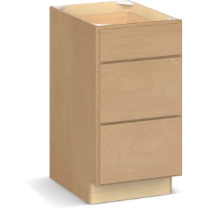 RELIABILT Parkstone II Base Cabinet, Wheat Stained, 18" W, 3 Drawers, Fully Assembled - 641100 | Lowe's Pro Supply